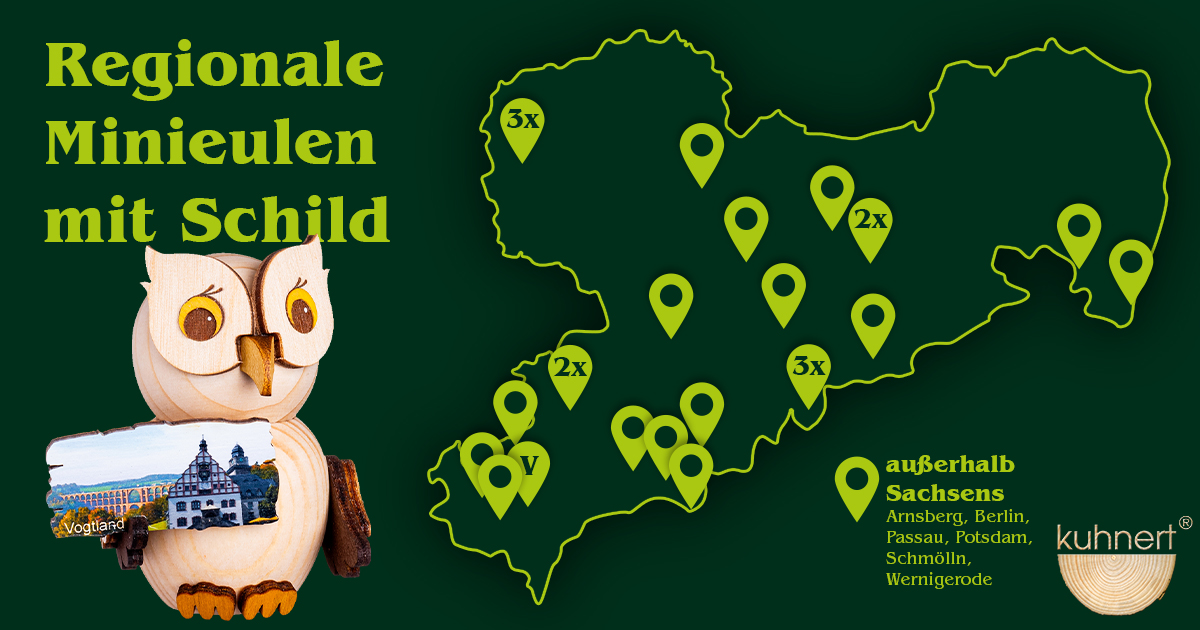 regionale Minieulen schild Stand 2024 08